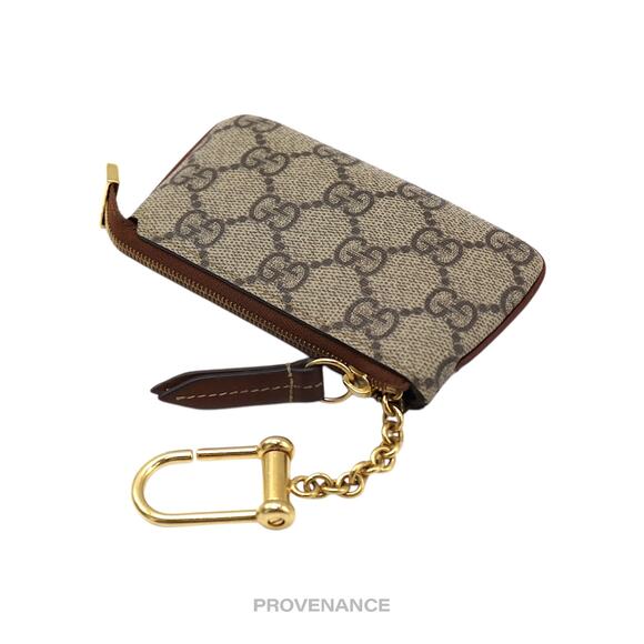 🔴 Gucci Key Pouch Cles - GG Supreme Brown - Picture 5 of 8